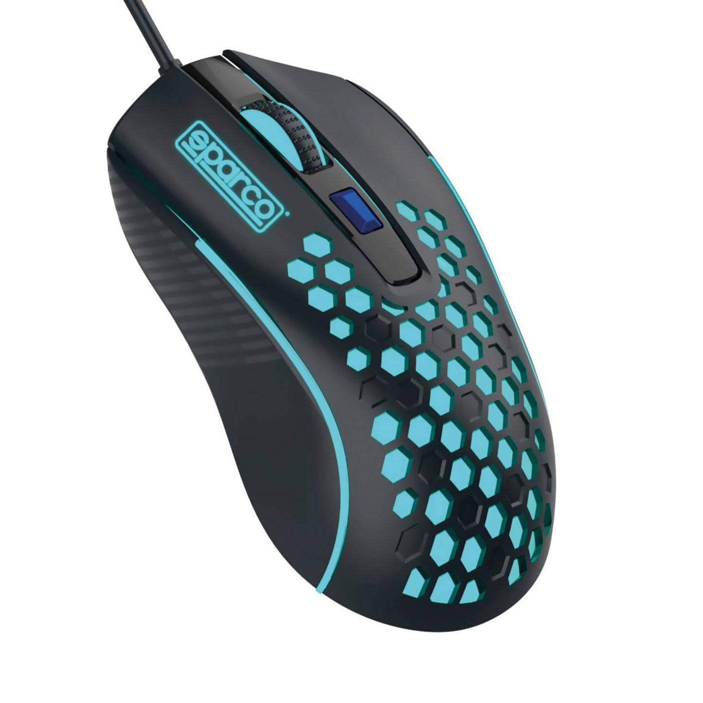 Sparco - SPMOUSE ratón Juego mano derecha USB tipo A 3600 DPI