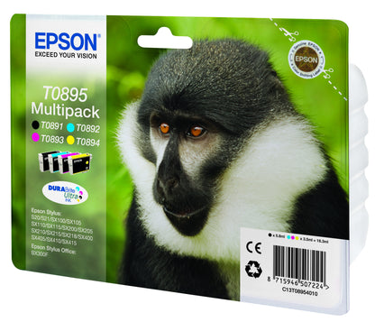 Epson Monkey Multipack T0895 4 colores