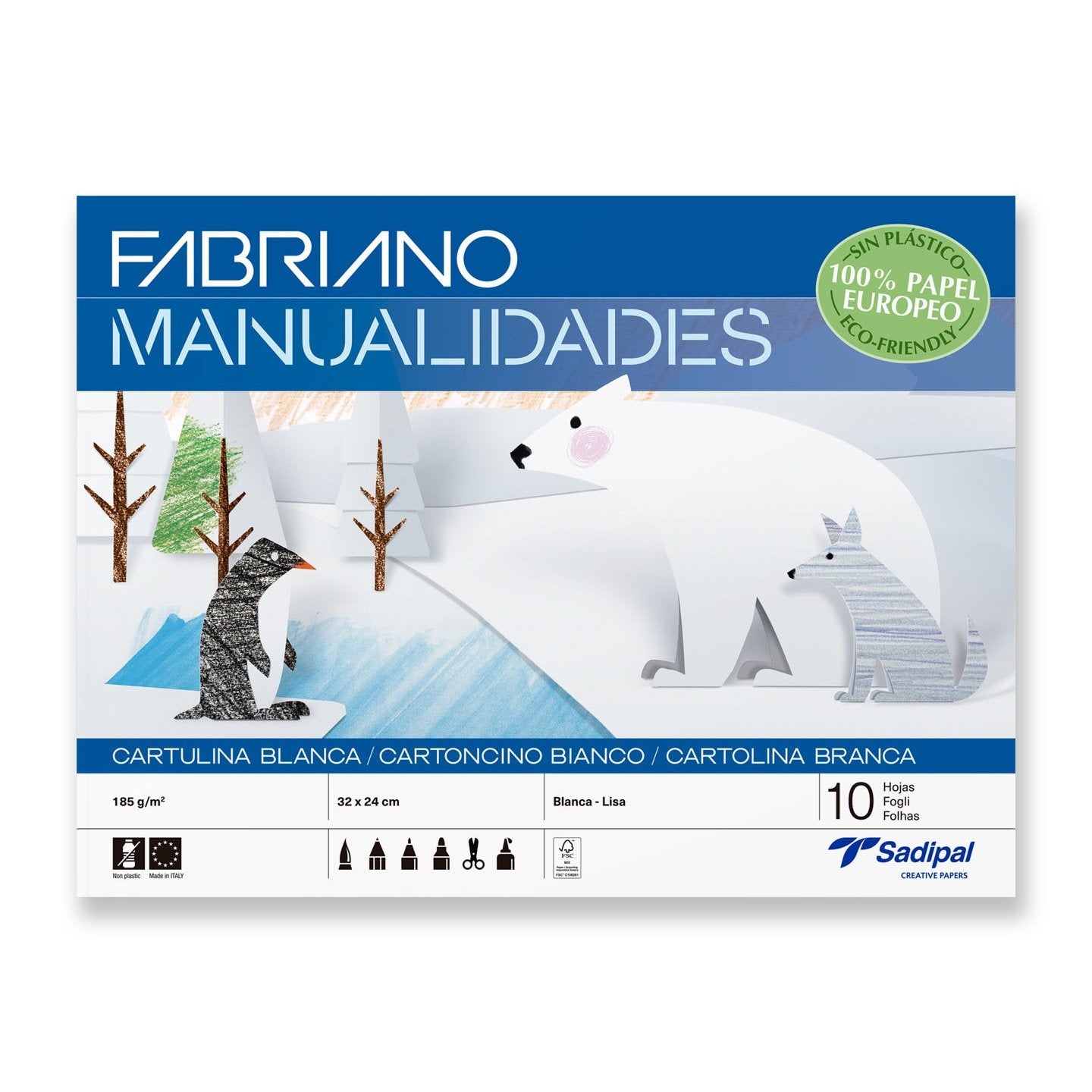 Fabriano - S0400003 papel decorativo Arte de papel 10 hojas