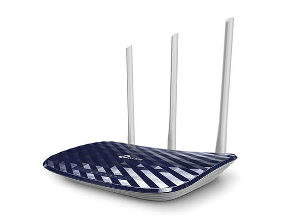 TP-Link - AC750 router inalámbrico Ethernet rápido Doble banda (2 4 GHz / 5 GHz) Negro  Blanco