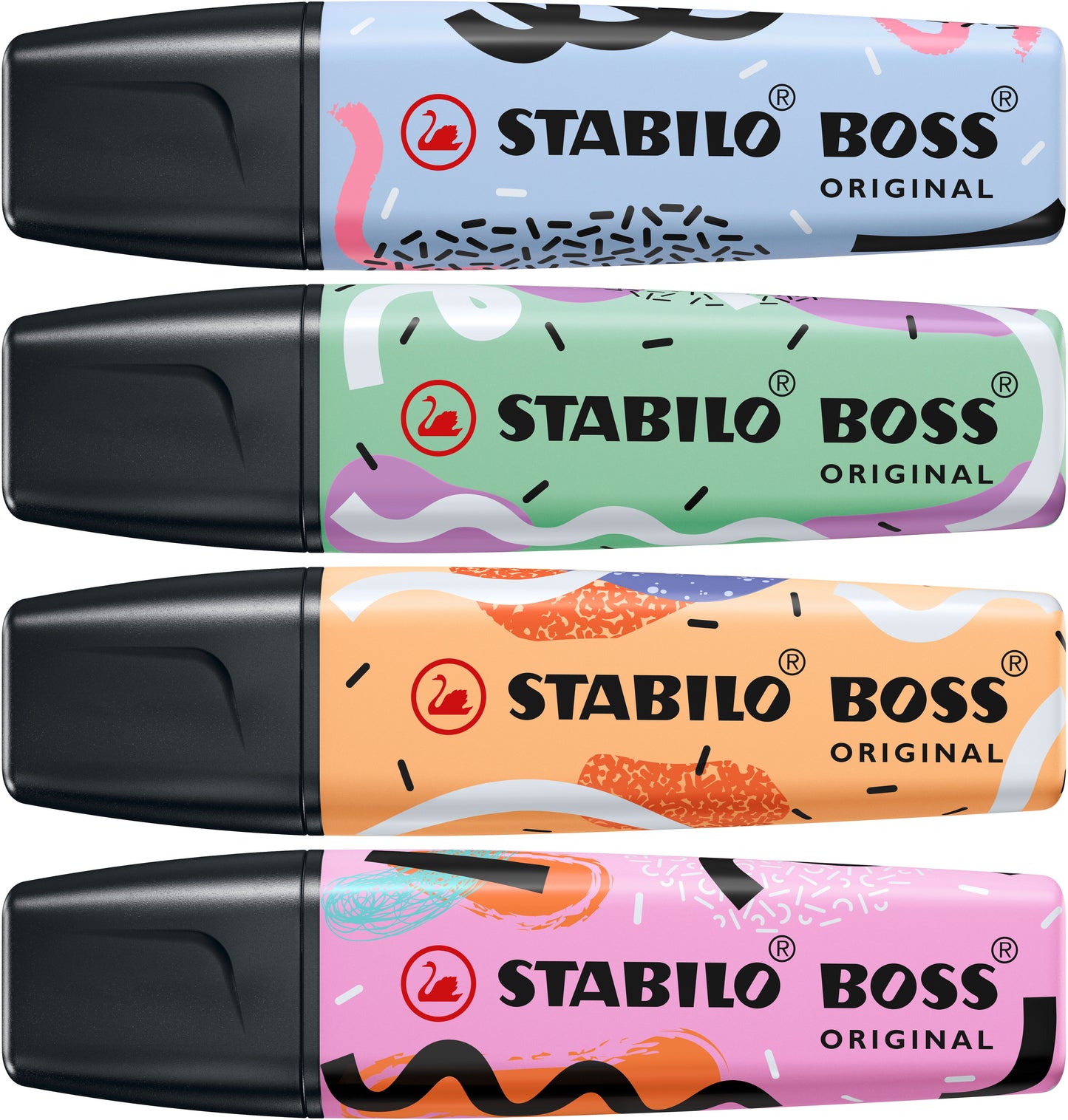 STABILO - BOSS ORIGINAL marcador 4 pieza(s) Punta de cincel Azul  Fucsia  Menta  Naranja