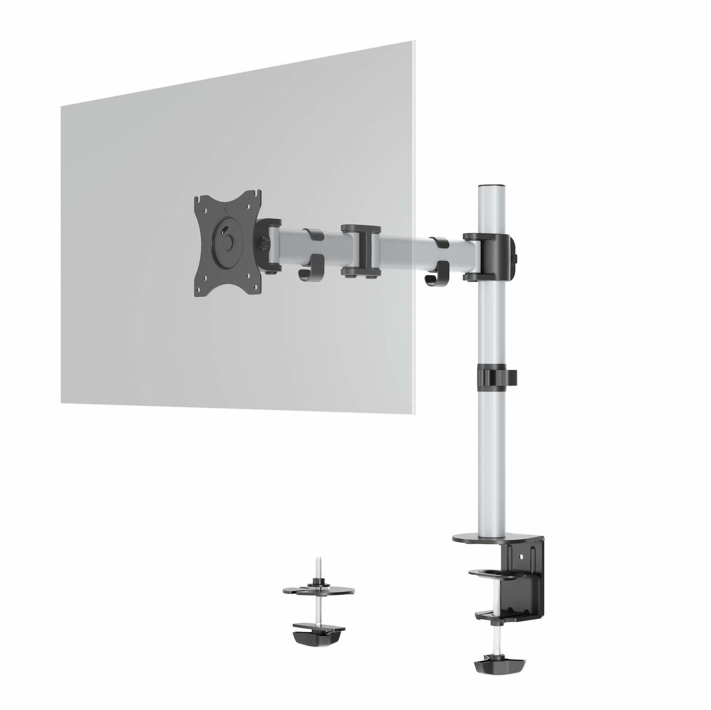 Durable - 509423 soporte para monitor 68 6 cm (27") Plata Pared