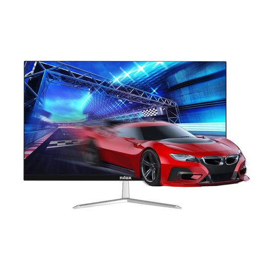 Nilox - Monitor de 24" FHD  IPS  con puertos HDMI  VGA y DP