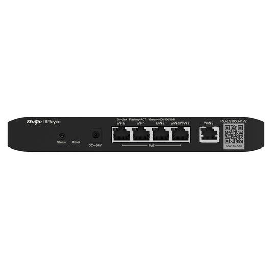 Ruijie Networks - RG-EG105G-PV2 router Gigabit Ethernet Negro