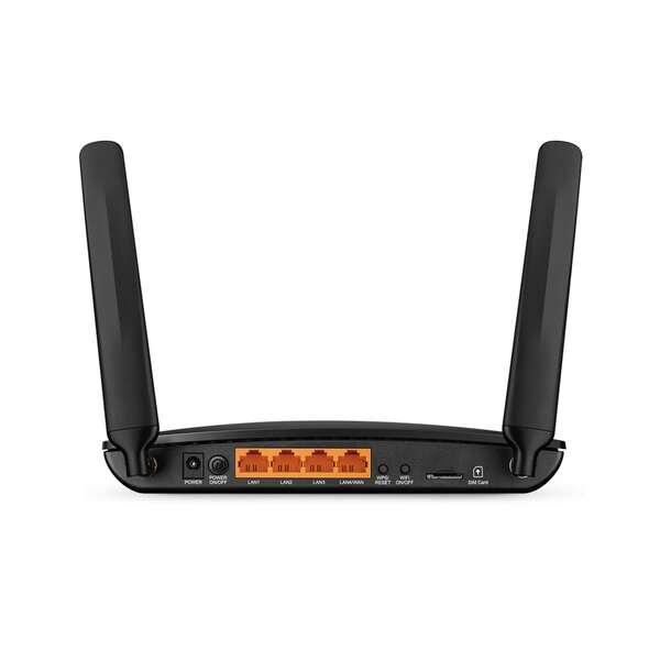 TP-Link Router Inalambrico de Doble Banda 4G LTE AC1200 - Ranura Tarjeta SIM - 2 Antenas Desmontables 1 pieza(s)