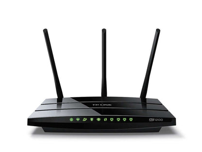 TP-Link Modem Router VDSL/ADSL Inalambrico AC1200 - Tecnologia Beamforming  - Puerto USB - 3 Antenas Desmontables 1 pieza(s)