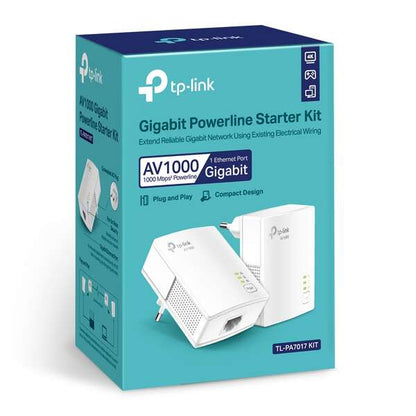 TP-Link Kit de Inicio AV1000 Gigabit Powerline 1 pieza(s)