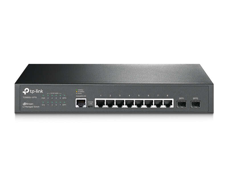 TP-Link - JetStream TL-SG3210 switch Gestionado L2/L3 Gigabit Ethernet (10/100/1000) 1U Negro