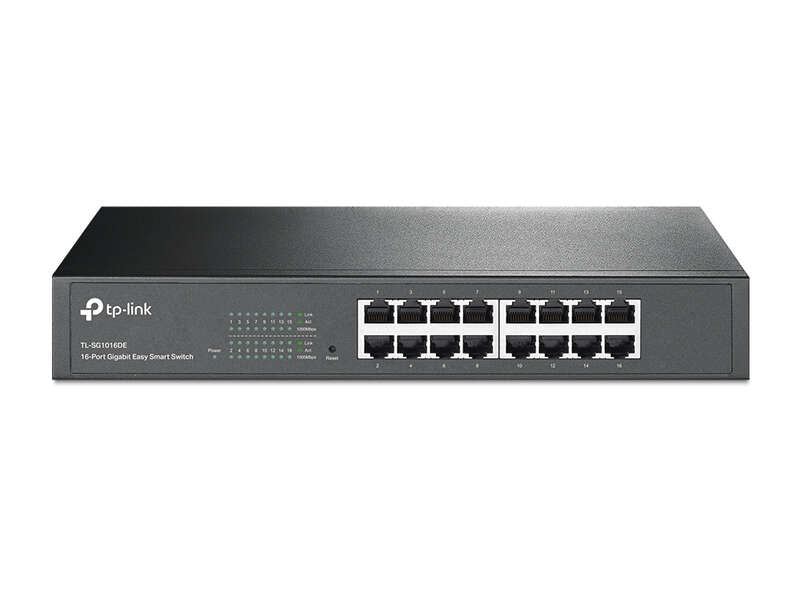 TP-Link Switch Easy Smart de 16 Puertos Gigabit - Plug & Play - Tecnologia Verde 1 pieza(s)