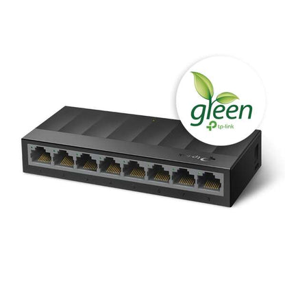 TP-Link Switch de Escritorio - 8 Puertos 10/100/1000Mbps - Tecnologia Verde - Control de Flujo - Plug & Play 1 pieza(s)