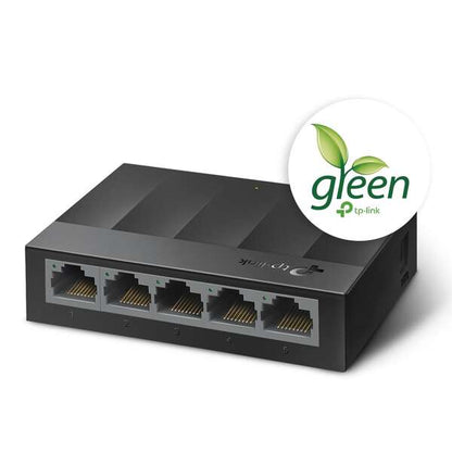 TP-Link Switch de Escritorio - 5 Puertos 10/100/1000Mbps - Tecnologia Verde - Control de Flujo - Plug & Play 1 pieza(s)