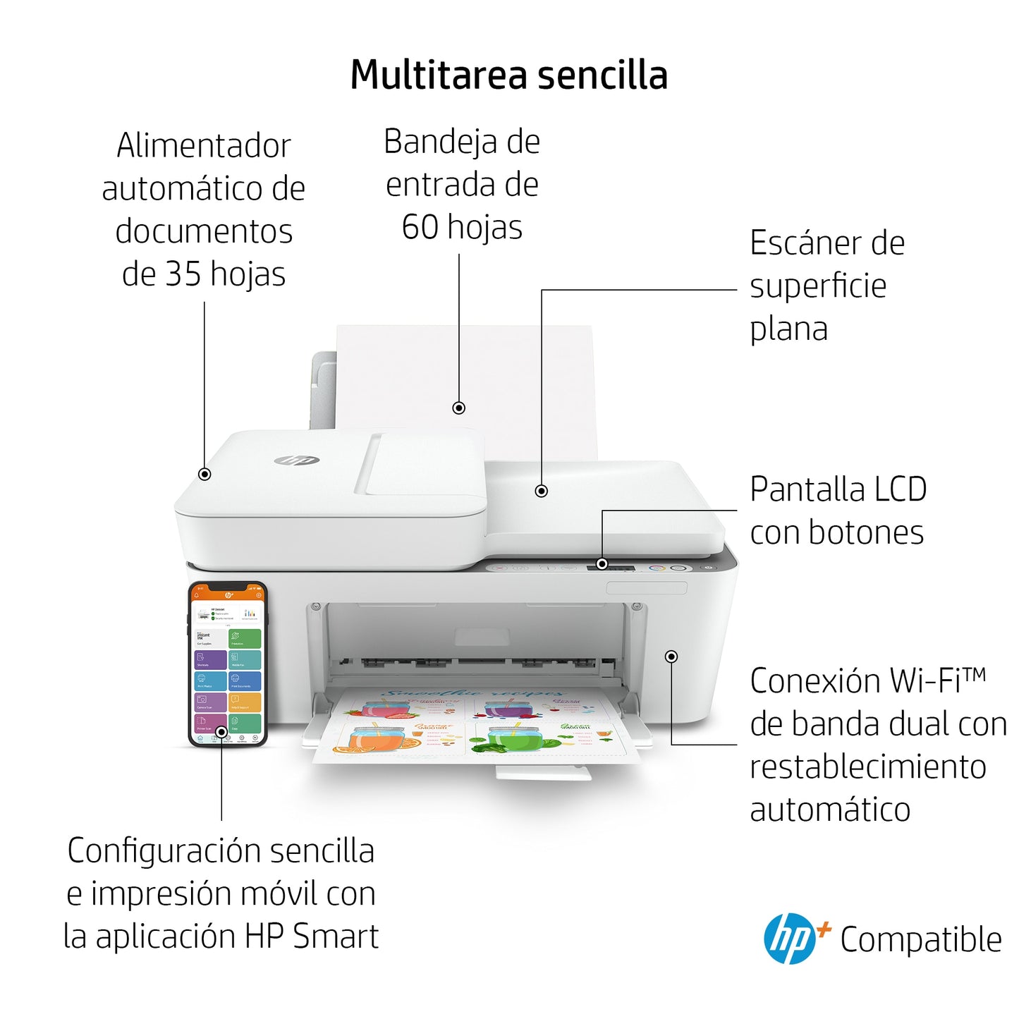 HP DeskJet Impresora multifunción 4120e