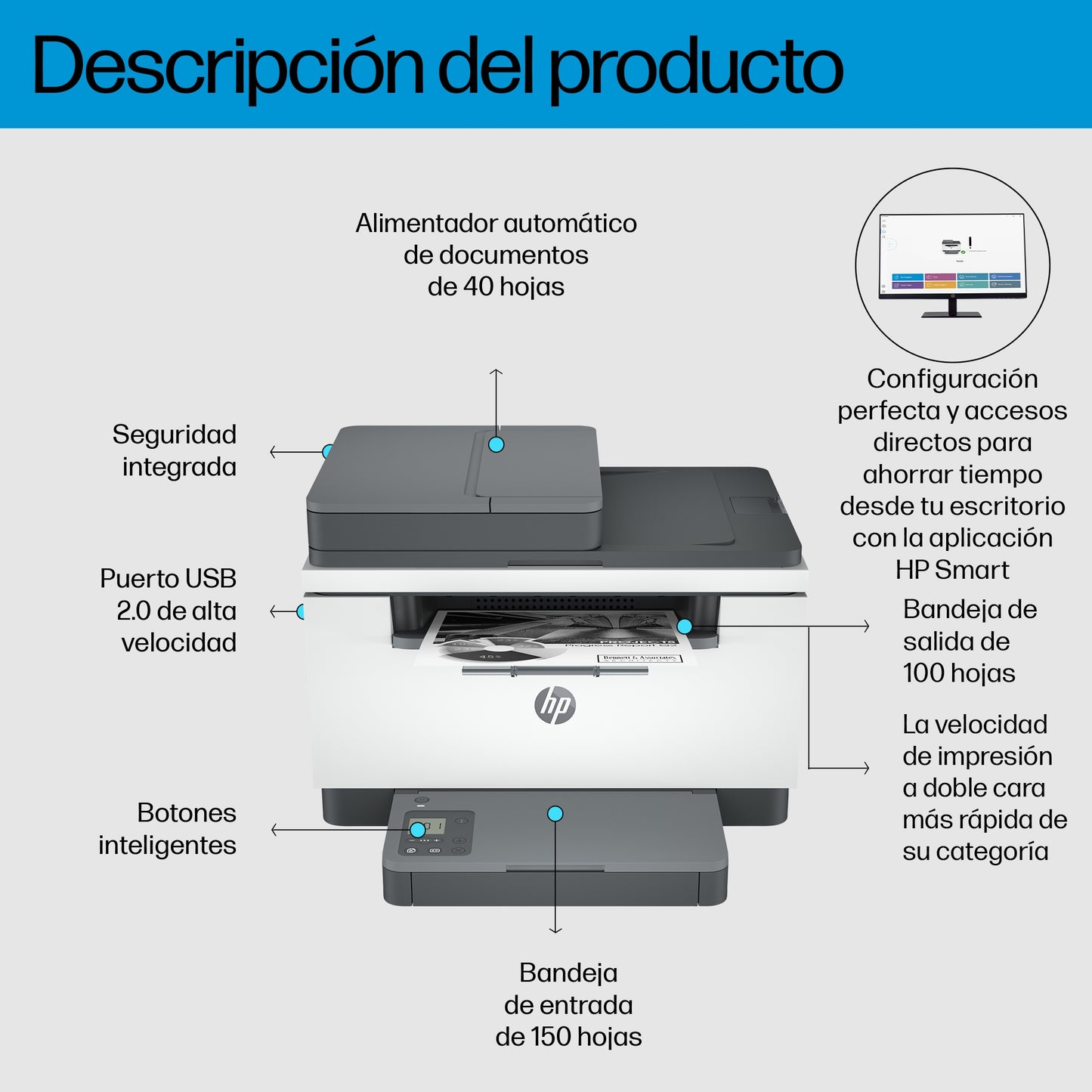 HP LaserJet Impresora multifunción M234sdn