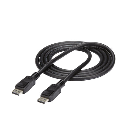 StarTech.com - Cable de 1 8m DisplayPort 1.2 - Cable DisplayPort 4K x 2K Ultra HD Certificado por VESA - Cable DP a DP para Monitor - con Conectores DP con Pestillo