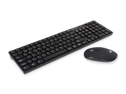 Conceptronic Orazio Pack Inalambrico USB Teclado + Raton 1600dpi - 3 Botones - Uso Ambidiestro - Color Negro 1 pieza(s)