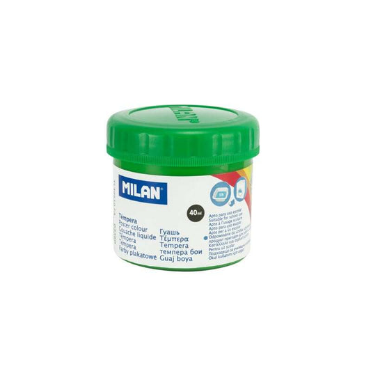 Milan - TEMPERA MILAN 40 ml VERDE CLARO - Pack de 6 unidades