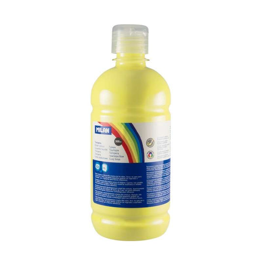 Milan - BOTELLA 500ML TEMPERA AMARILLO LIMON MILAN 03619