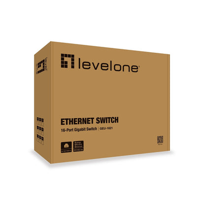 LevelOne - Switch 16 Puertos Gigabit