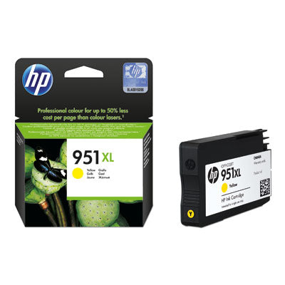 HP 951XL cartucho de tinta 1 pieza(s) Original Alto rendimiento (XL) Amarillo