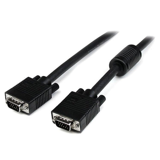 StarTech.com - Cable de Vídeo 5m de Extensión VGA - HD15 Macho - HD15 Macho - Extensor Negro