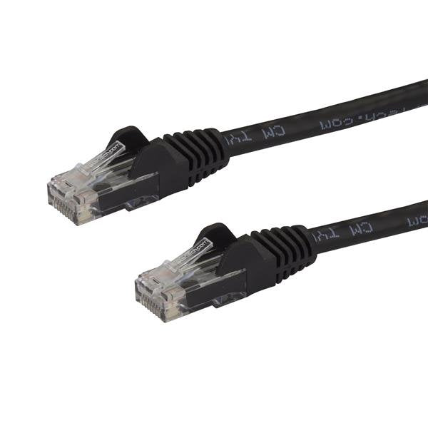 StarTech.com - Cable de Red Ethernet Snagless Sin Enganches Cat 6 Cat6 Gigabit 1m - Negro