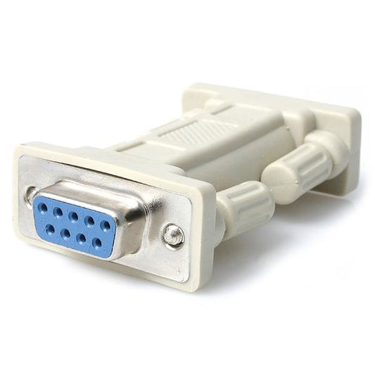 StarTech.com - Adaptador de Módem Nulo Serie RS232 DB9- H/H