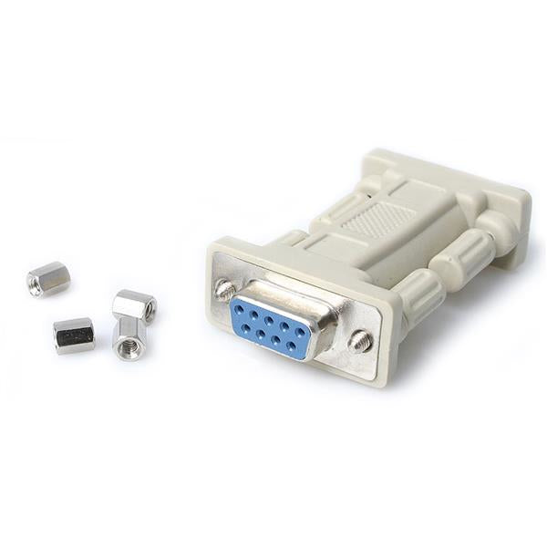 StarTech.com - Adaptador de Módem Nulo Serie RS232 DB9- H/H