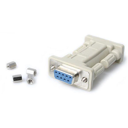 StarTech.com - Adaptador de Módem Nulo Serie RS232 DB9- H/H