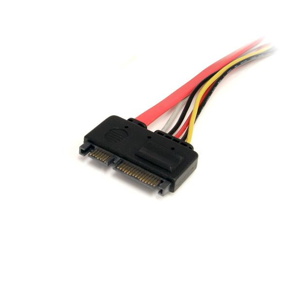 StarTech.com - Cable de Extensión SATA de 22 Pines - Serial ATA Macho - SATA Hembra - 0 3m