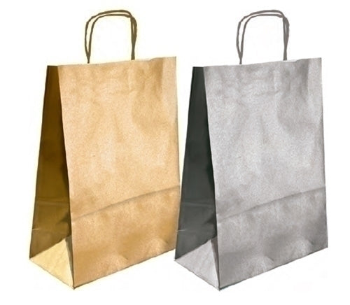 Sin Marca - BOLSA PAPEL KRAFT LISO 32x40 ORO P/50