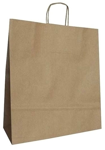 Sin Marca - BOLSA PAPEL KRAFT LISO 24x32 CRUD P/50