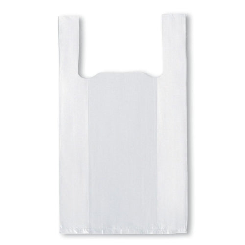 Sin Marca - BOLSA CAMISETA BLANCA 35x50 PAQ.100 G200