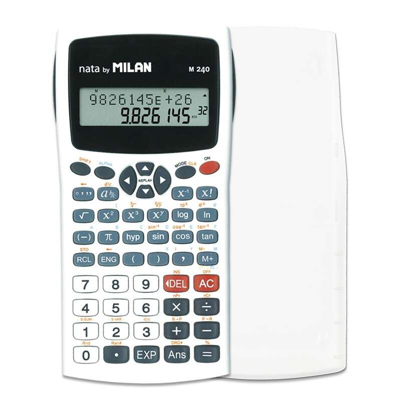 Milan - 159110WBL calculadora Bolsillo Calculadora científica Blanco