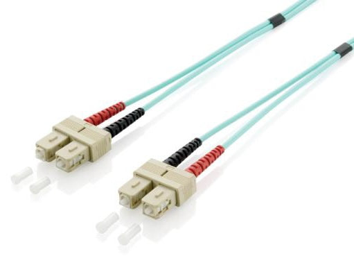 Equip - 255321 Cable de fibra óptica e InfiniBand 1 m SC Turquesa