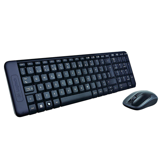 Logitech - Wireless Combo MK220 teclado Ratón incluido USB Español Negro