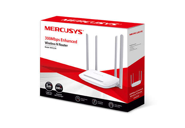 Mercusys - MW325R router inalámbrico Ethernet rápido Banda única (2 4 GHz) Blanco