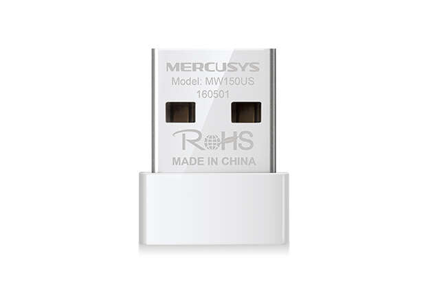 Mercusys Adaptador USB Nano Inalambrico N150 - USB 2.0 - Hasta 150Mbps 1 pieza(s)