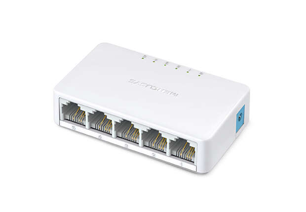 Mercusys - MS105 switch No administrado Fast Ethernet (10/100) Blanco