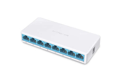 Mercusys - MS108 switch No administrado Fast Ethernet (10/100) Blanco