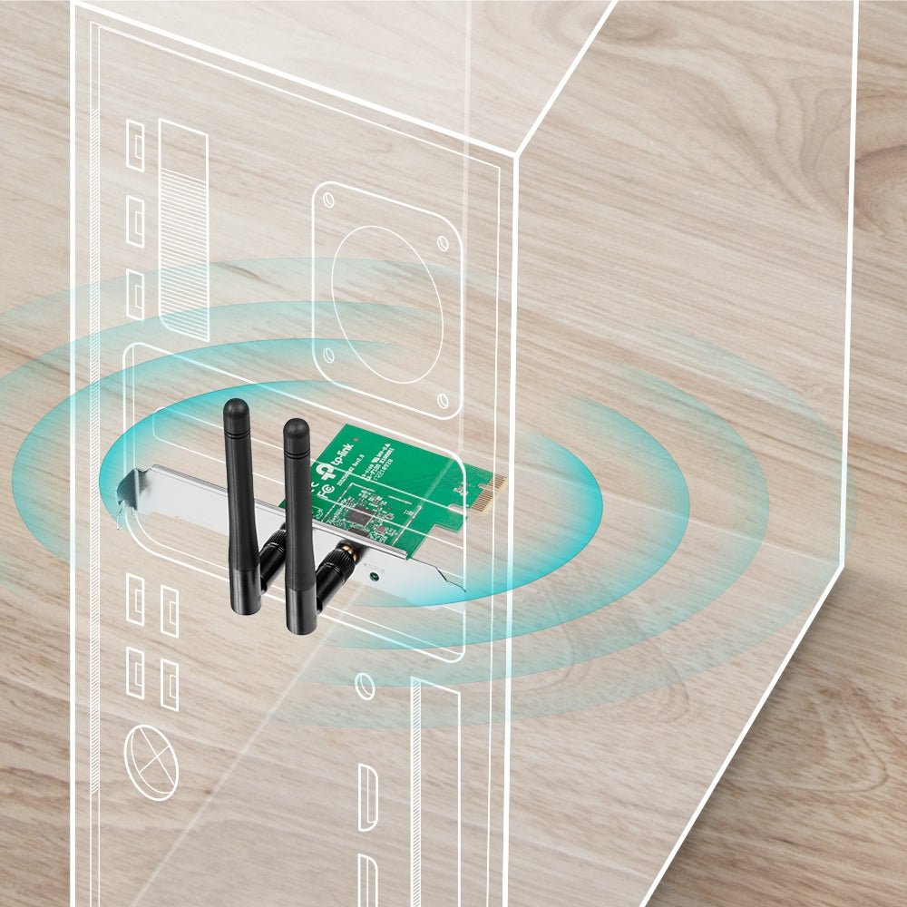 TP-Link TL-WN881ND Adaptador PCI Express Inalambrico N a 300 Mbps 1 pieza(s)