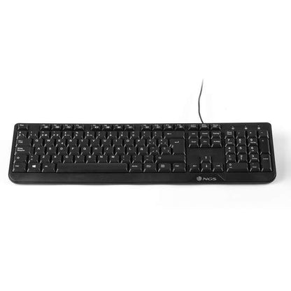 NGS - Cocoa Kit teclado USB QWERTY Negro