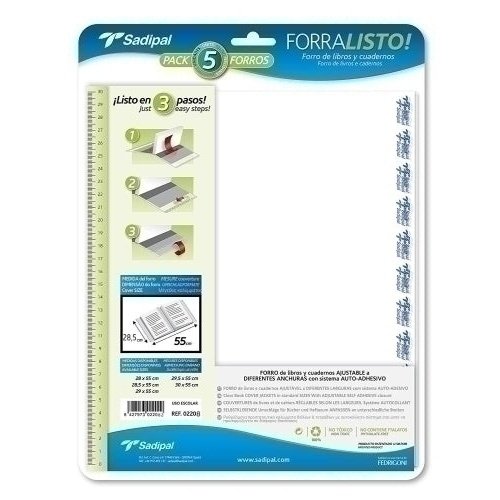 Sadipal - FORRO AJUST.SADIPAL 28 5x55 BLISTER 5 - Pack de 25 unidades