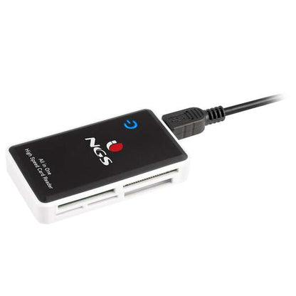 NGS - Multireader Pro lector de tarjeta Negro  Blanco USB 2.0