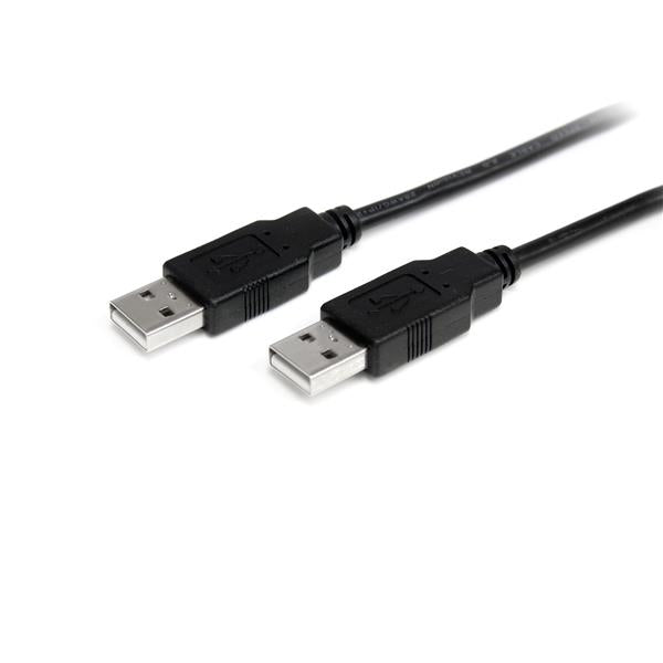 StarTech.com - Cable de 2m USB 2.0 Alta Velocidad Macho a Macho USB A - Negro