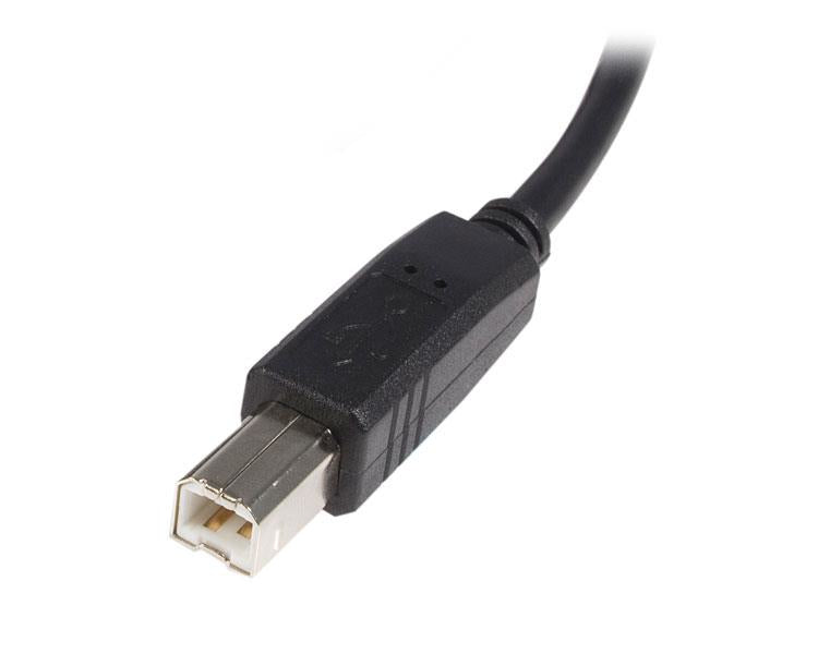 StarTech.com - Cable USB de 5m para Impresora - 1x USB A Macho - 1x USB B Macho - Adaptador Negro