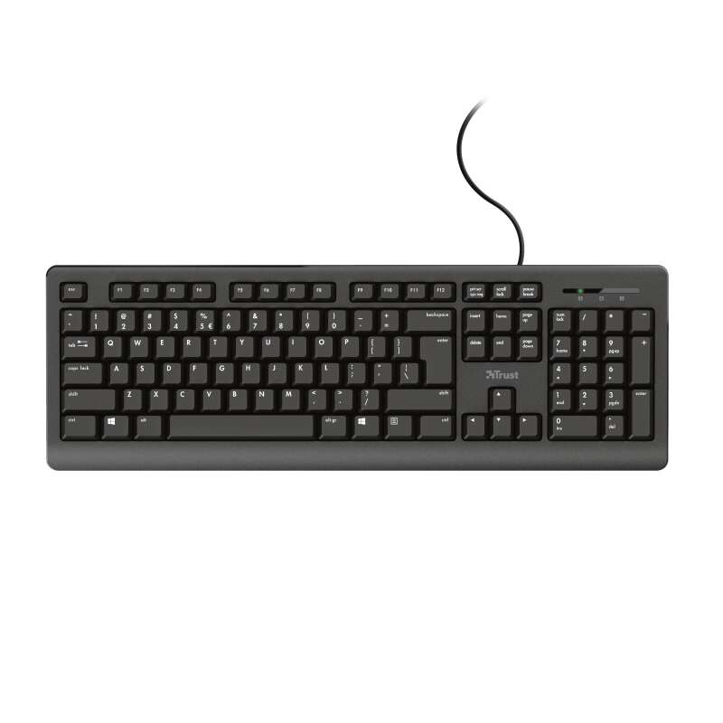 Trust - TK-150 teclado Universal USB QWERTY Español Negro