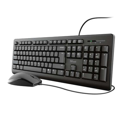 Trust - TKM-250 teclado Ratón incluido Universal USB Español Negro