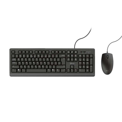 Trust - TKM-250 teclado Ratón incluido Universal USB Español Negro