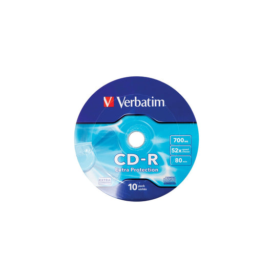 Verbatim - CD-R 52X 700MB 10PK OPS Wrap EP 10 pieza(s)