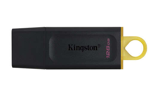 Kingston Technology - DataTraveler Exodia unidad flash USB 128 GB USB tipo A 3.2 Gen 1 (3.1 Gen 1) Negro  Amarillo